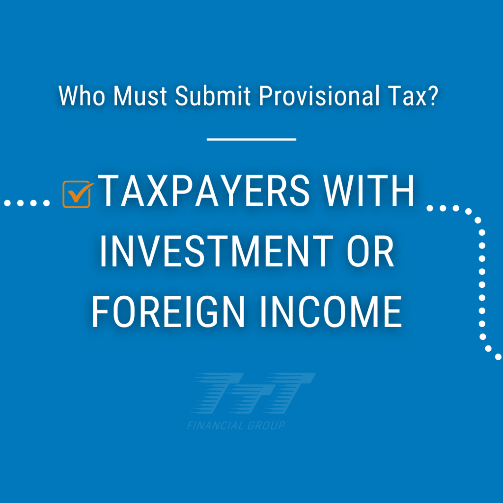 TTT Financial Group Provisional Taxpayers