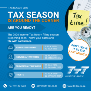 Read more about the article SARS Tax Season 2026 Filing Dates